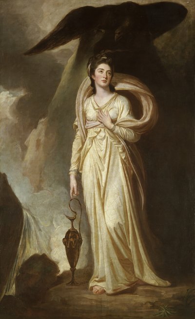 Viscountess Bukeley als Hebe, ca. 1775 von George Romney