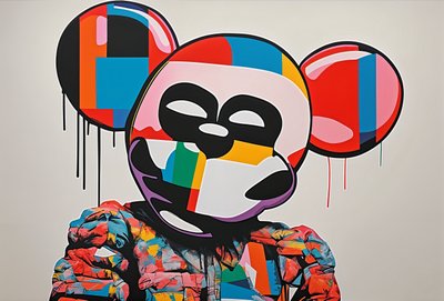 Mosaik der Ausdrücke, 2024 von George Rosaly