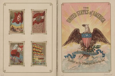 Flaggen aller Nationen und der Vereinigten Staaten von Amerika - Seiten 25 und 26, 1887 von George S. and Sons Harris