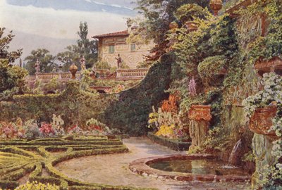 Italienische Gärten: Der Palazzo vom Parterre, Villa Palmieri von George Samuel Elgood