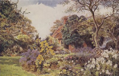 Stone Hall, Easton, der Freundschaftsgarten von George Samuel Elgood