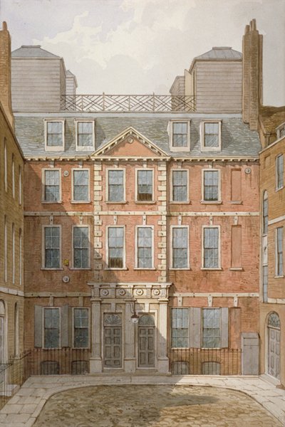 Beaufort Buildings, Strand, Westminster, London, ca. 1810 von George Shepherd