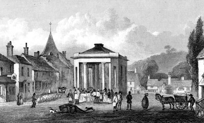 Westerham, Kent, graviert von H. Adlard, 1832 von George Shepherd