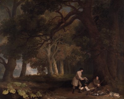Eine Rast nach der Jagd von George Stubbs