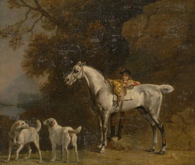 Studien für oder nach dem dritten Herzog von Richmond mit der Charleton Jagd von George Stubbs
