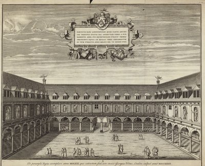 Der Innenhof der Royal Exchange von George Vertue