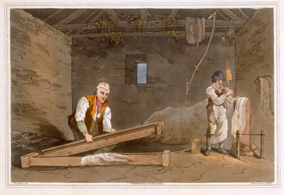 Line Swinglers, graviert von Robert Havell dem Älteren, veröffentlicht 1814 von Robinson und Sohn, Leeds von George Walker