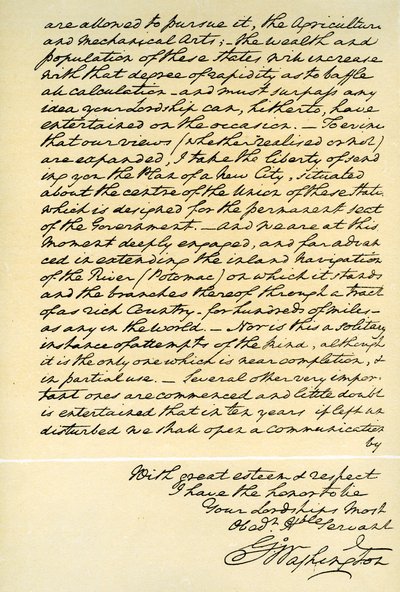 Brief von George Washington an den Earl of Buchan, Philadelphia, 22. April 1793 von George Washington