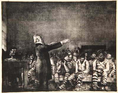 Segen in Georgia, 1916 von George Wesley Bellows