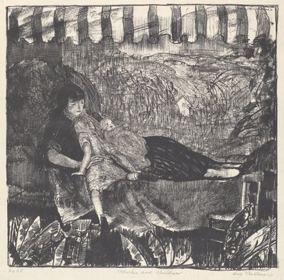 Mutter und Kinder von George Wesley Bellows