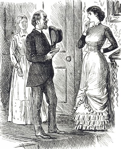 Karikatur, die eine andere Art von Gaszähler zeigt von George du Maurier