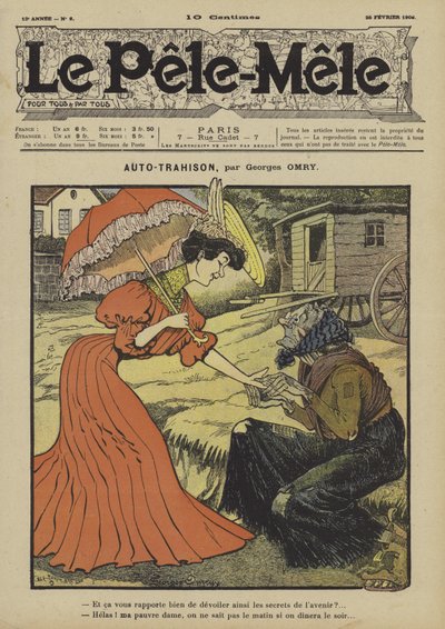 Selbstverrat (Illustration für Le Pele-Mele, 1906) von Georges Antonin Henri Mory