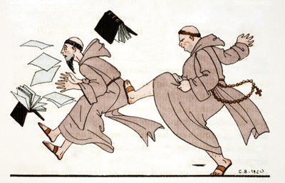Vom Abt verfolgt von Georges Barbier
