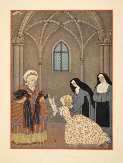 Cecile kehrt ins Kloster zurück, Illustration aus 