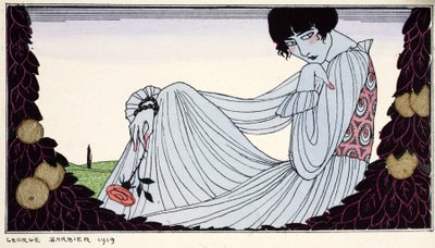 Kontemplation ... 1919 von Georges Barbier