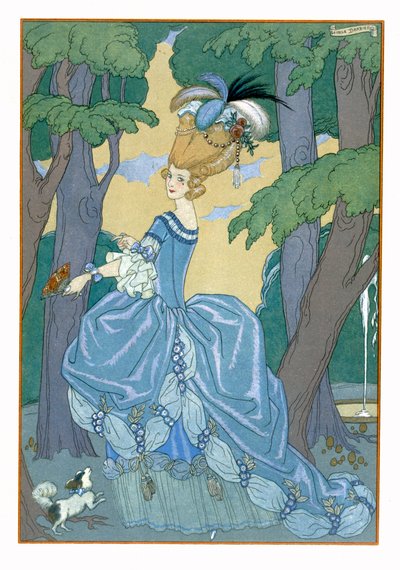 Spaziergang im Wald, Illustration für 
