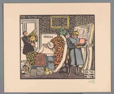 Soldaten plündern ein Haus von Georges Hermann Rene Paul