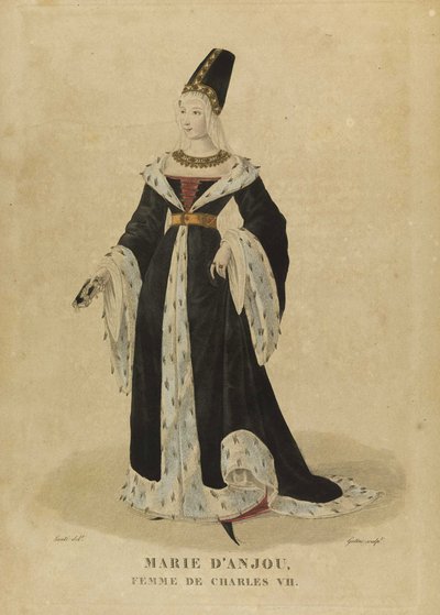 Marie von Anjou, Königin von Frankreich von Georges Jacques Gatine