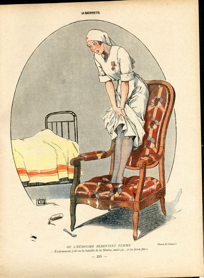 La Baionnette, Satirisch in Farben von Georges Leonnec