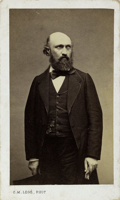 Porträt des Pianisten und Komponisten Louis Lacombe 1818-1884 von Georges Mathurin Legé