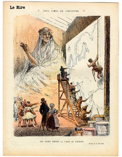 Rotes Lachen, Satire in Farben von Georges Meunier