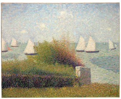 Die Reede von Grandcamp von Georges Pierre Seurat