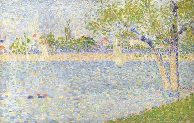 Die Seine von der Grande Jatte aus gesehen von Georges Seurat