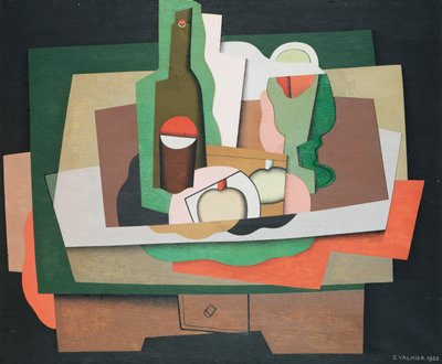 Stillleben auf einem Tisch, 1925 von Georges Valmier
