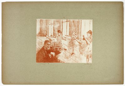 Ballettklasse von Georges William Thornley