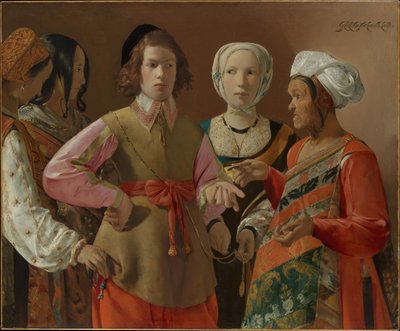Die Wahrsagerin von Georges de La Tour
