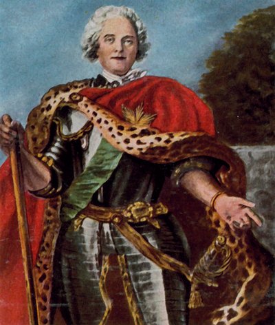Graf Moritz von Sachsen von Georges de la (after) Tour