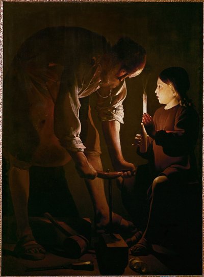 Heiliger Joseph Zimmermann von Georges de La Tour
