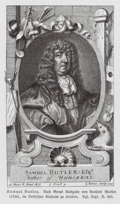 Samuel Butler, englischer Dichter von Gerard (after) Soest