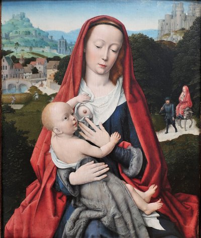 Maria mit dem Kind von Gerard David, 1490 von Gerard David