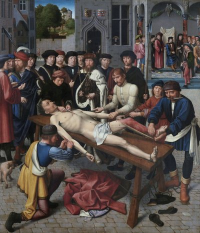 Het oordeel van Cambyses: het villen van Sisamnes von Gerard David