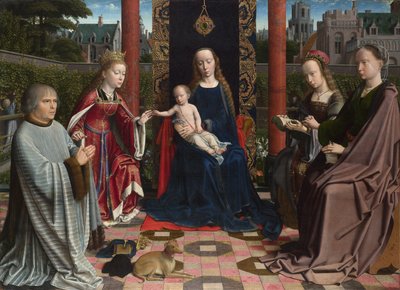 Le mariage mystique de Sainte Catherine von Gerard David