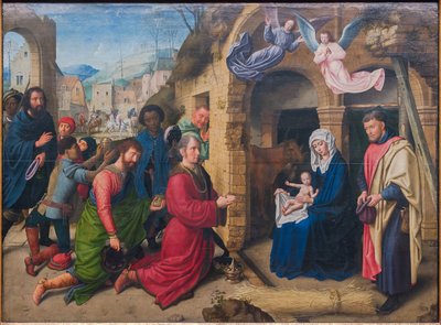 Die Anbetung der Könige (Kopie nach Hugo van der Goes) von Gerard David