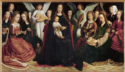 Die Jungfrau unter den Jungfrauen von Gerard David