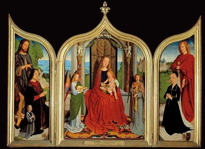Triptychon der Familie Sedano von Gerard David