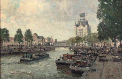 Ein Blick auf das Witte Huis, Rotterdam von Gerard Delfgaauw
