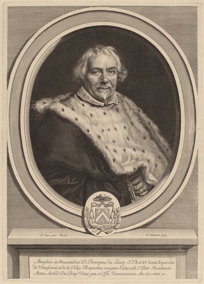 Remi Du Laury von Gerard Edelinck after Jacob van Oost II