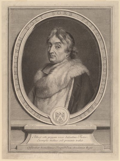 Nicolas de Blampignon von Gerard Edelinck after Joseph Vivien