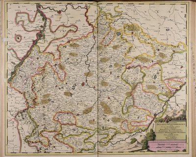Chorographia des Herzogtums Württemberg von Gerard Valck