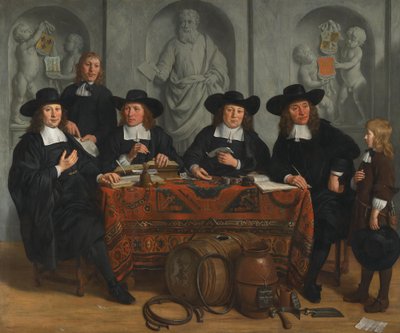 Die Vorsteher der Küfer- und Weinverladergilde von Gerbrand van den Eeckhout