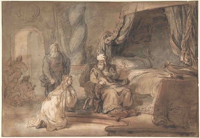 Davids Versprechen an Bathseba von Gerbrandt van den Eeckhout