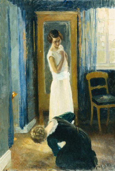 Abendsonne und Sonnenreflexionen von Gerda Roosval Kallstenius