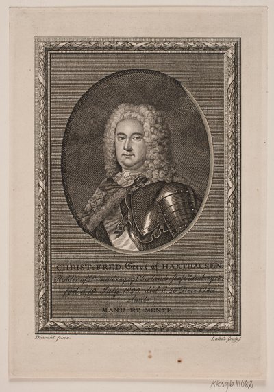 Christian Frederik Graf von Haxthausen von Gerhard Ludvig Lahde