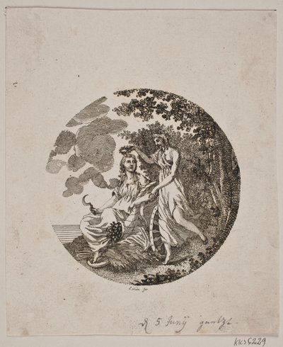 Titelvignette zu Danmarks og Holsteens Flora von Gerhard Ludvig Lahde