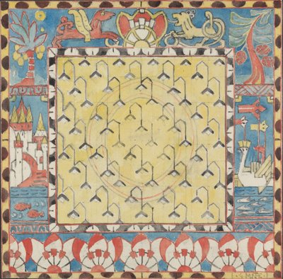 Østerlandsk Teppichmuster von Gerhard Munthe