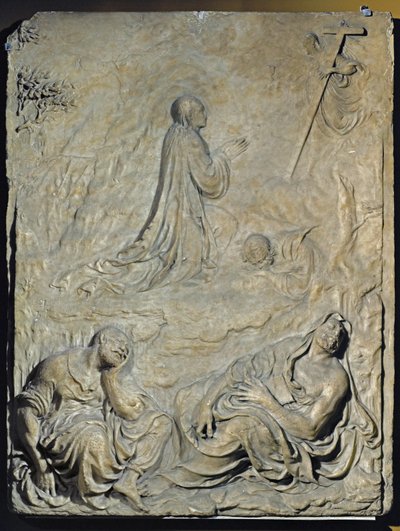 Christus in Gethsemane, Dekoration für ein Tabernakel von Germain (attr to) Pilon